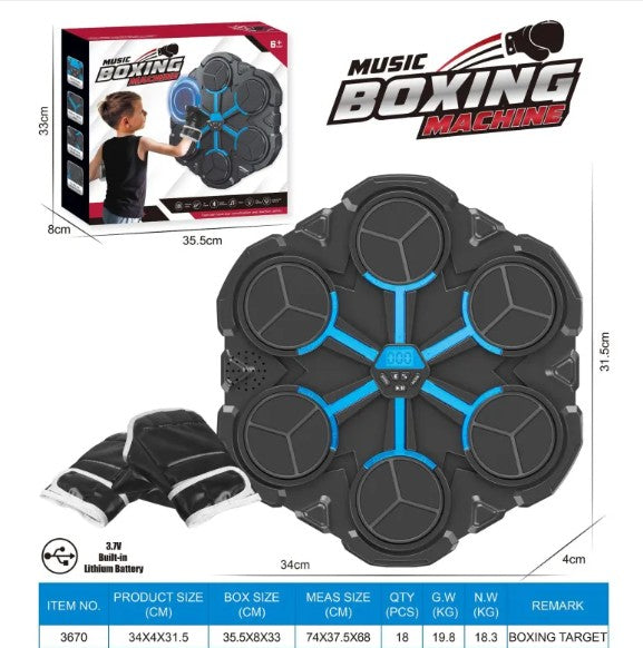 Interactive Boxing Target with Bluetooth Speaker
