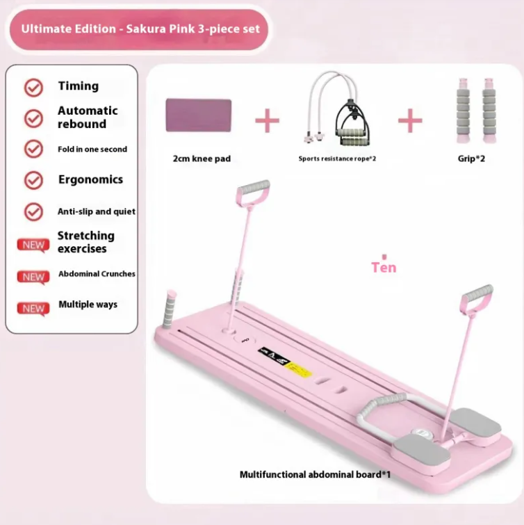 Multi-Function Ab Wheel Fitness Board