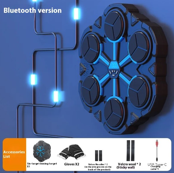 Interactive Boxing Target with Bluetooth Speaker