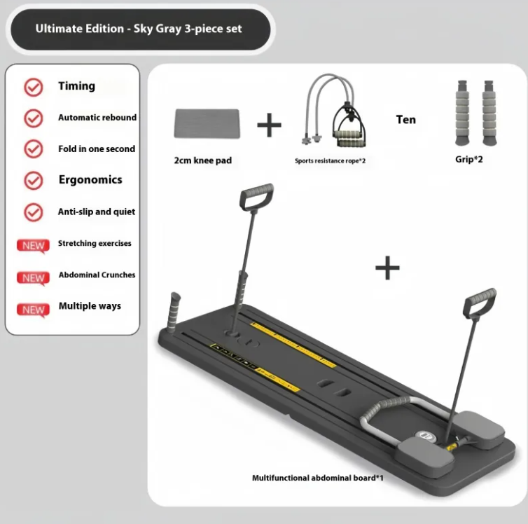 Multi-Function Ab Wheel Fitness Board